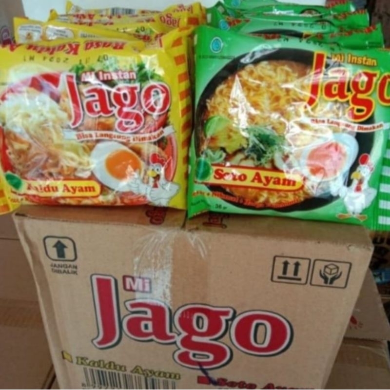 

Mie Jago Instan 36g Isi 10 Pcs/Rencang Jago Mie Instan