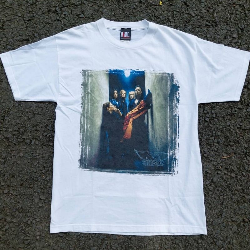 Vintage Aerosmith 1997 ~ Tshirt Kaos band Rock second