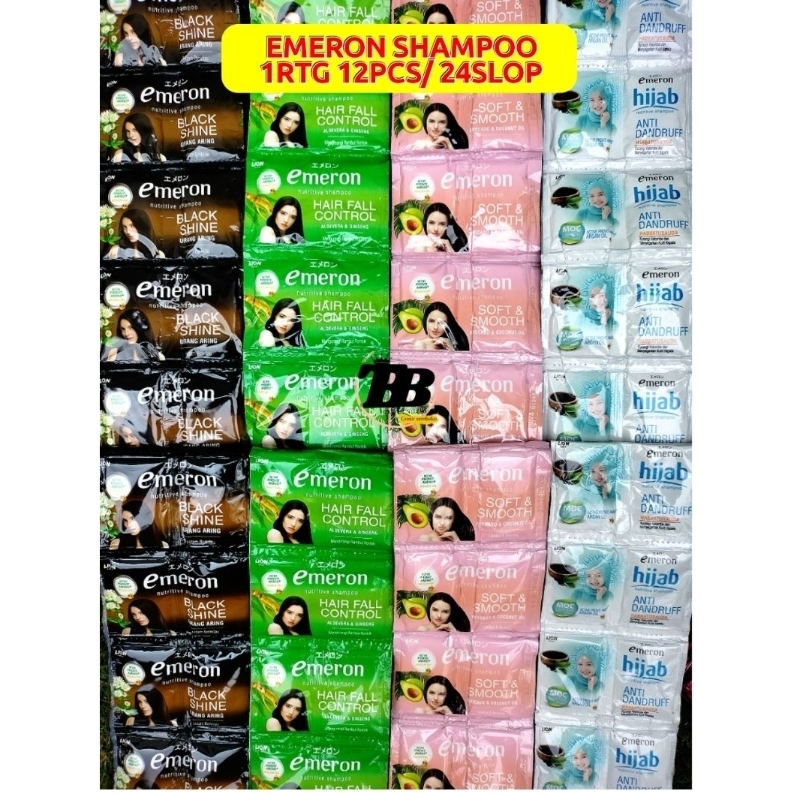 SHAMPO EMERON 1RTG 24PCS | SAMPO EMERON HIJAU | SHAMPOO EMERON SASET | SHAMPOO EMERON SACHET | SHAMP