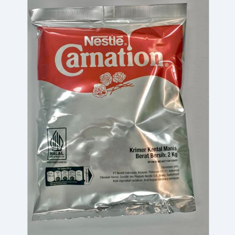 

Nestle Carnation Krimer Kental Manis Pouch 2kg - HALAL