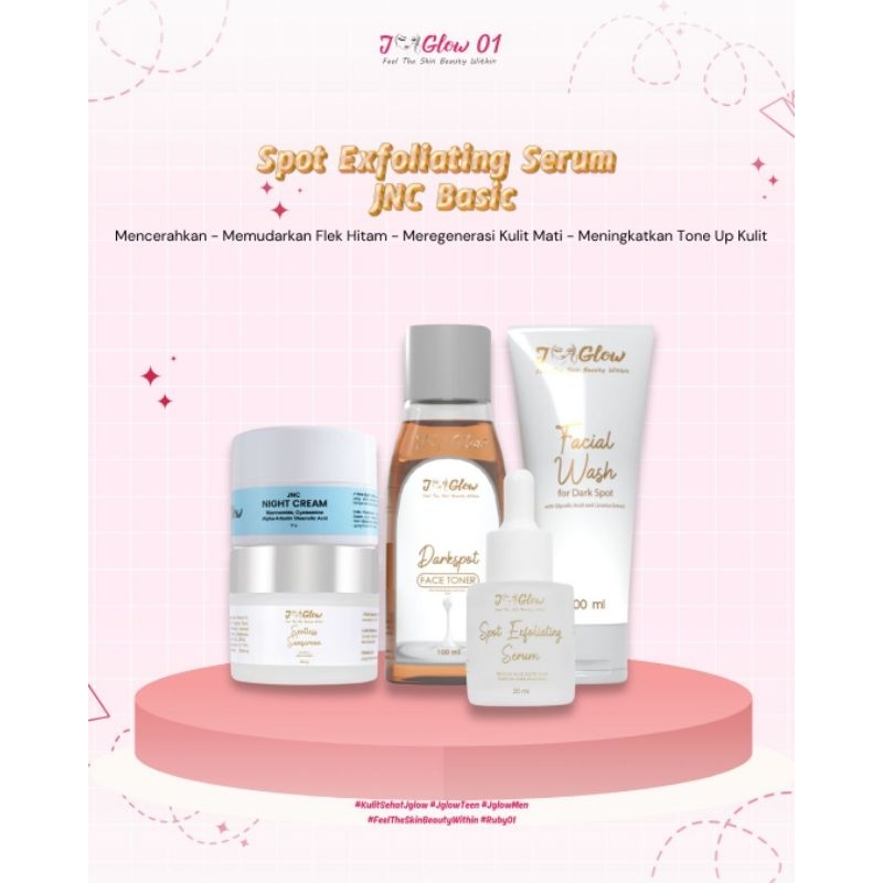 JGLOW SKINCARE PAKET SPOTLESS JNC