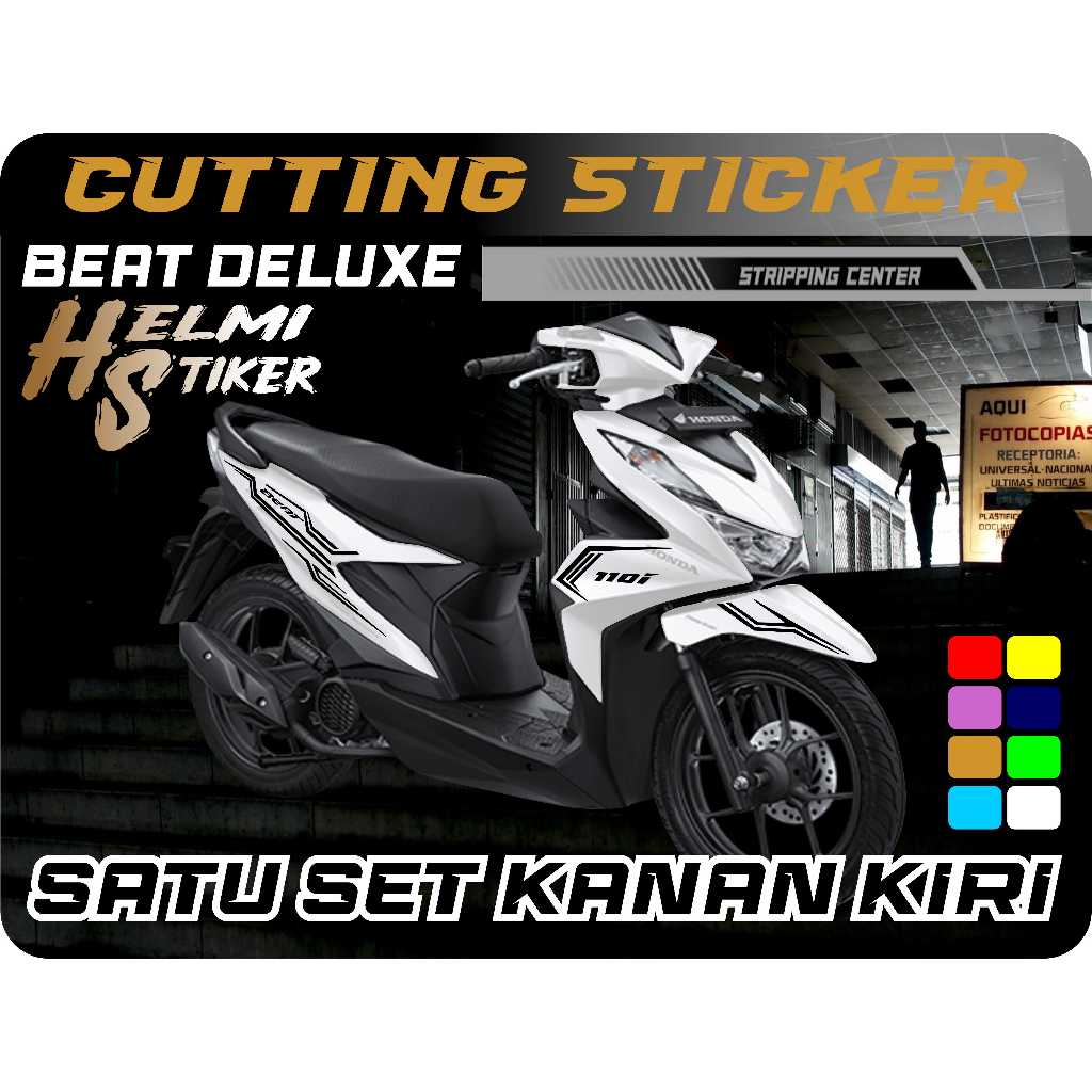 CUTTING STICKER/STRIPING BEAT DELUXE || BEAT DELUXE STRIPING VARIASI