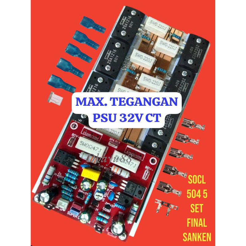 Kit Power Socl 504 5 Set Sanken 5dy