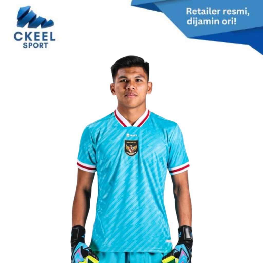 MILLS TIMNAS INDONESIA HOME JERSEY KEEPER PLAYER ISSUE