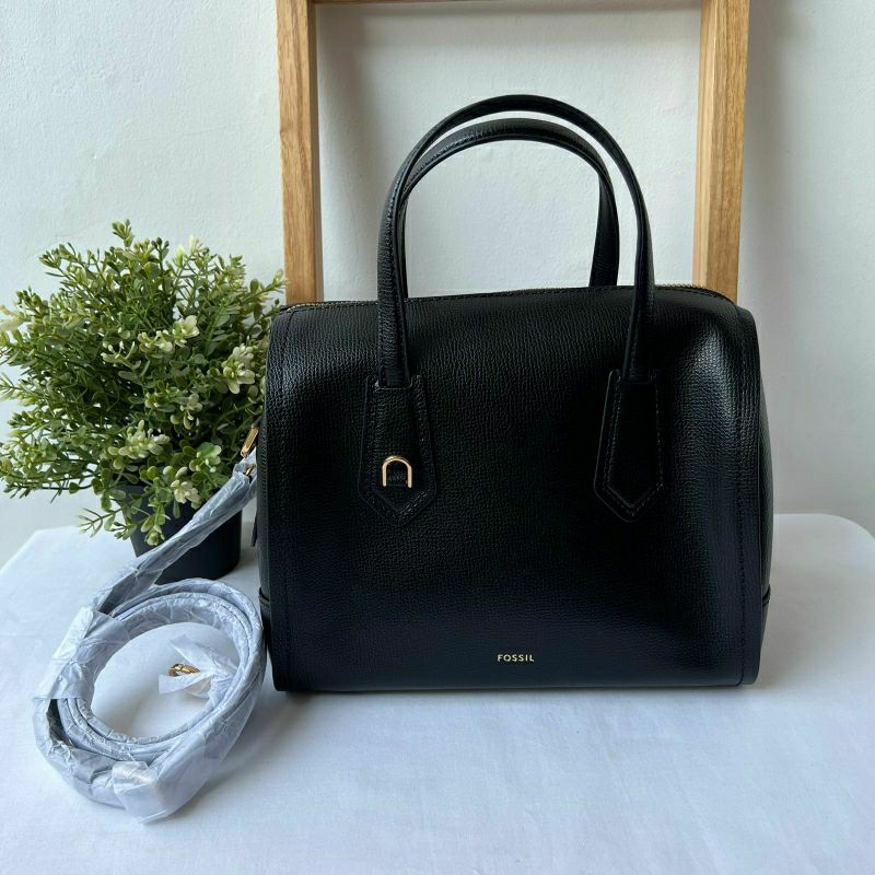 Fossil Wren Satchel Black