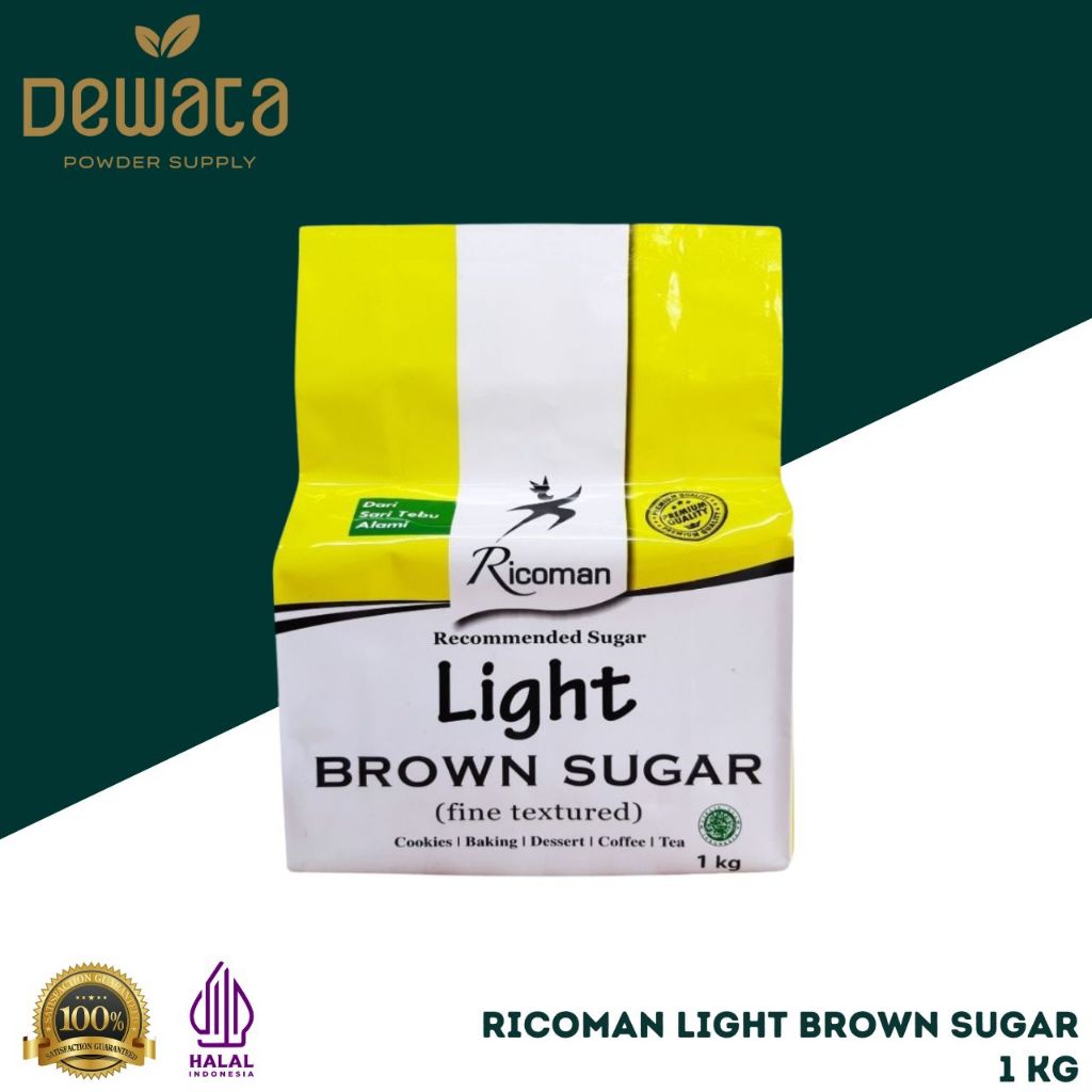 

Ricoman Light Brown Sugar 1 Kg