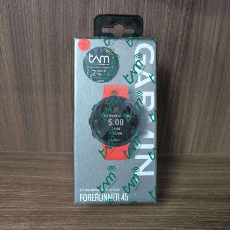 Jam tangan Original Garmin Forerunner 45 red Forerunner45 FR45