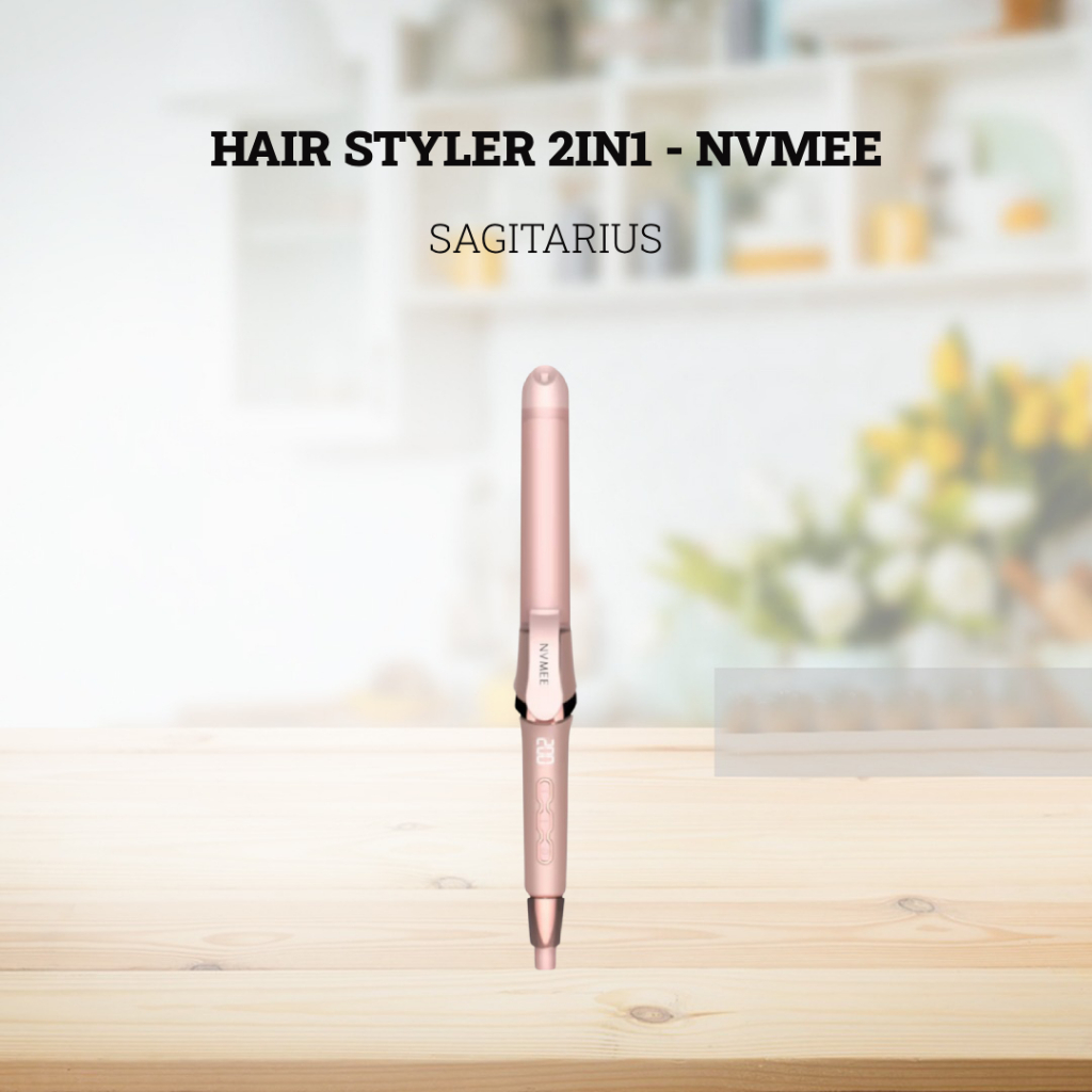 NVMEE SAGITARIUS HAIR STYLER Catokan Rambut 2in1