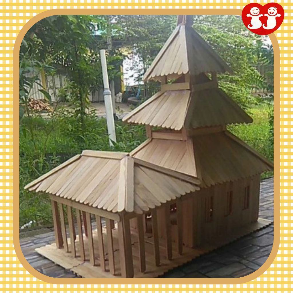 Miniatur Masjid Agung Demak Dari Stik Es Krim//Miniatur Masjid