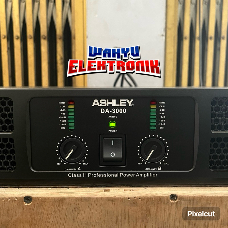 Power Ashley DA3000 Original Class H / Power Amplifier Ashley DA3000 2ch Class H