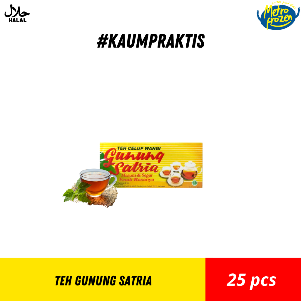 

GUNUNG SATRIA TEH 25pcs