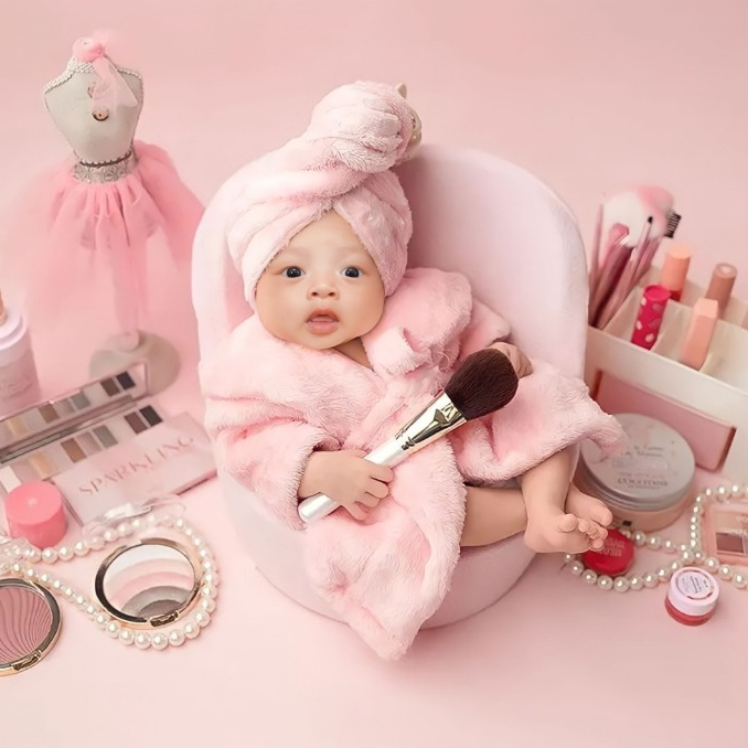 Edit Foto Bayi Plus Cetak 12R Bayi perempuan