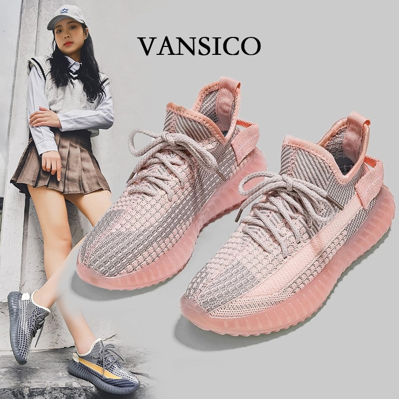 VANSICO Sepatu Sneakers Wanita Olahraga Gym Lari Ringan Jogging Premium Kekinian Sport Running Shoes