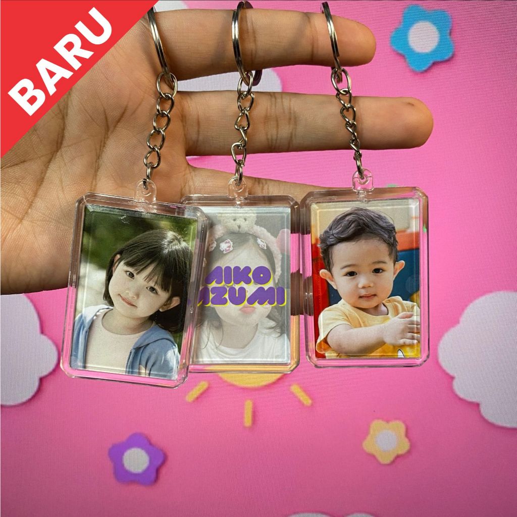 GANTUNGAN KUNCI CUSTOM FOTO ANAK GANTUNGAN KUNCI FOTO ANAK GANTUNGAN KUNCI NAMA ANAK