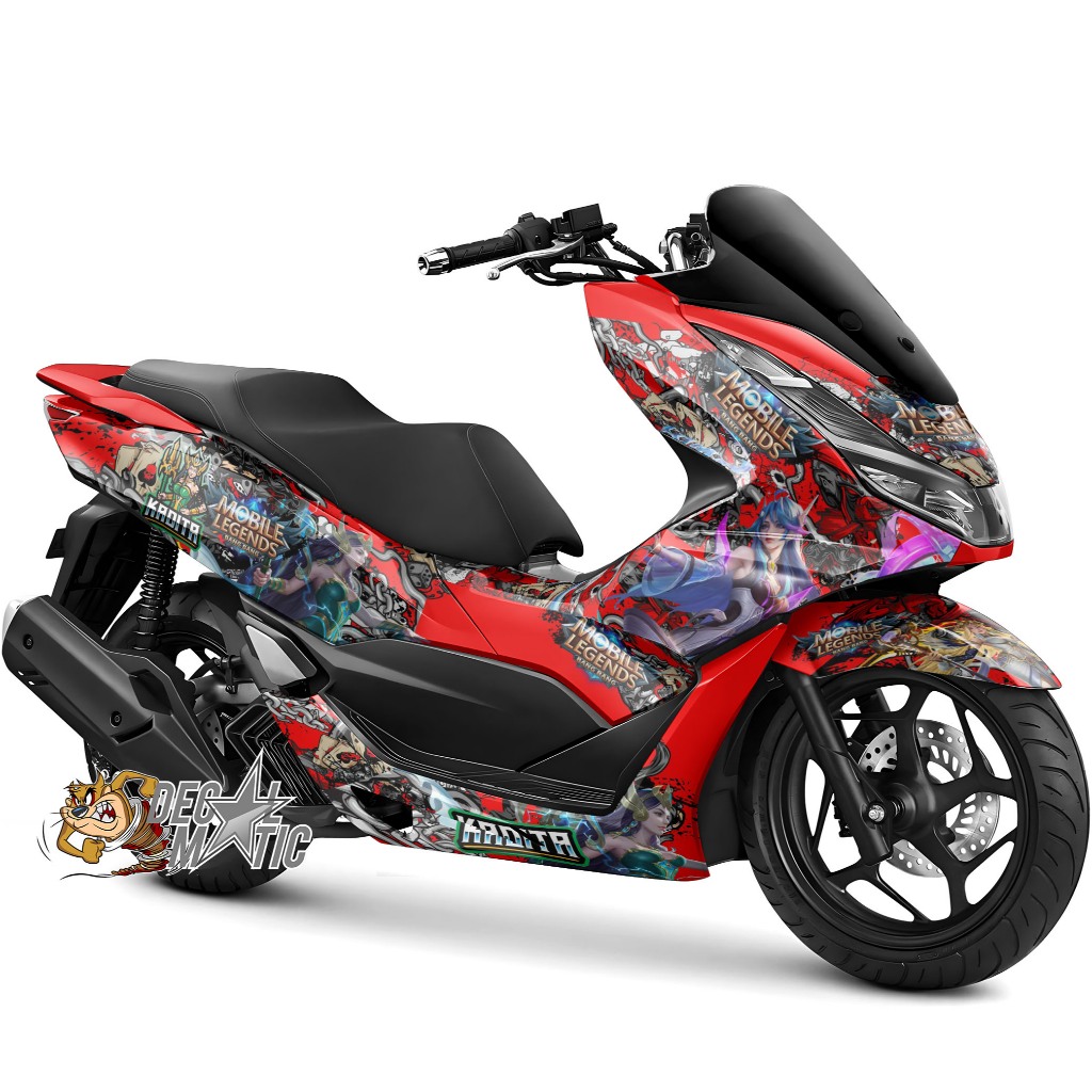 Decal PCX Full Body Stiker Full Body Motor Honda PCX 150 PCX 160 PCX 2025- ML KADITA