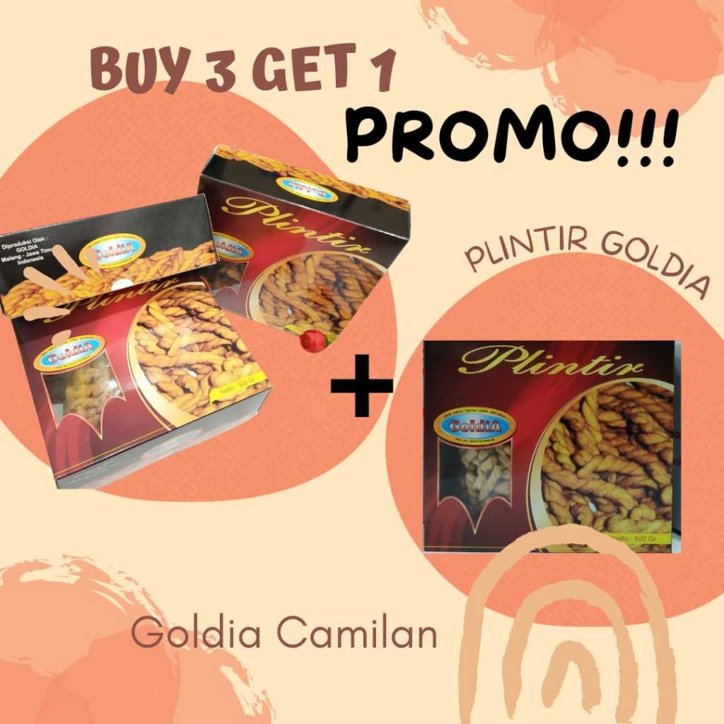 

PLINTIR GOLDIA KOTAK NETTO 500 GR PLINTIRAN EMPUK, ENAK, GURIH