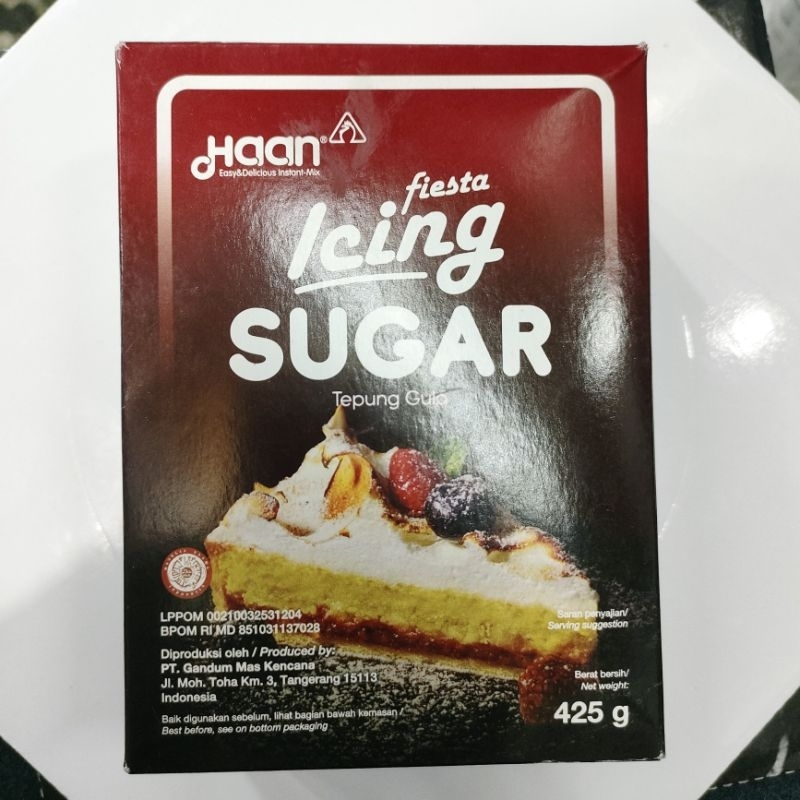 

#haan icing sugar tepung gula halus 425g