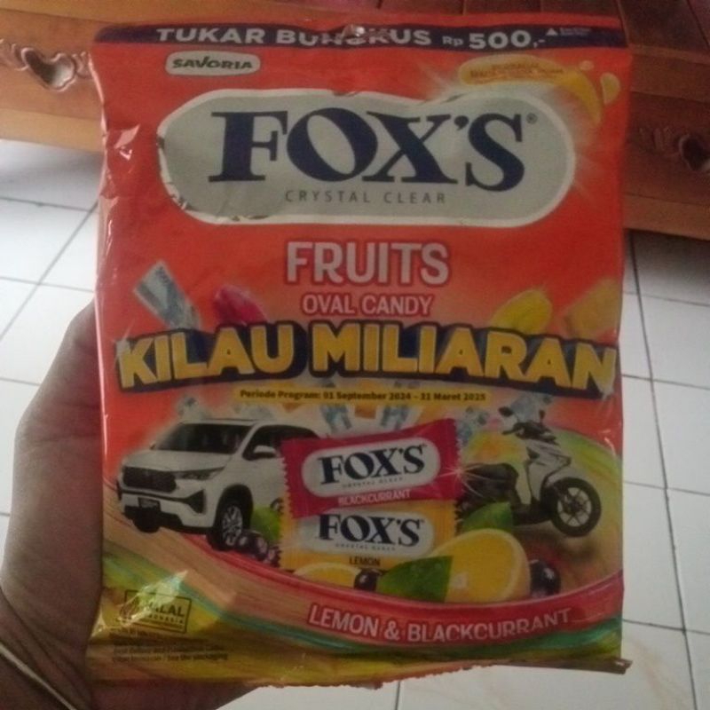 

Permen Foxs fruits dus free toples cantik