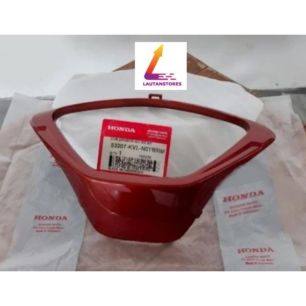 53207-KVL-N01WRM Cover List Spedo Meter Supra X 125 Batman 2007 - 2013 Merah Hati Gelap