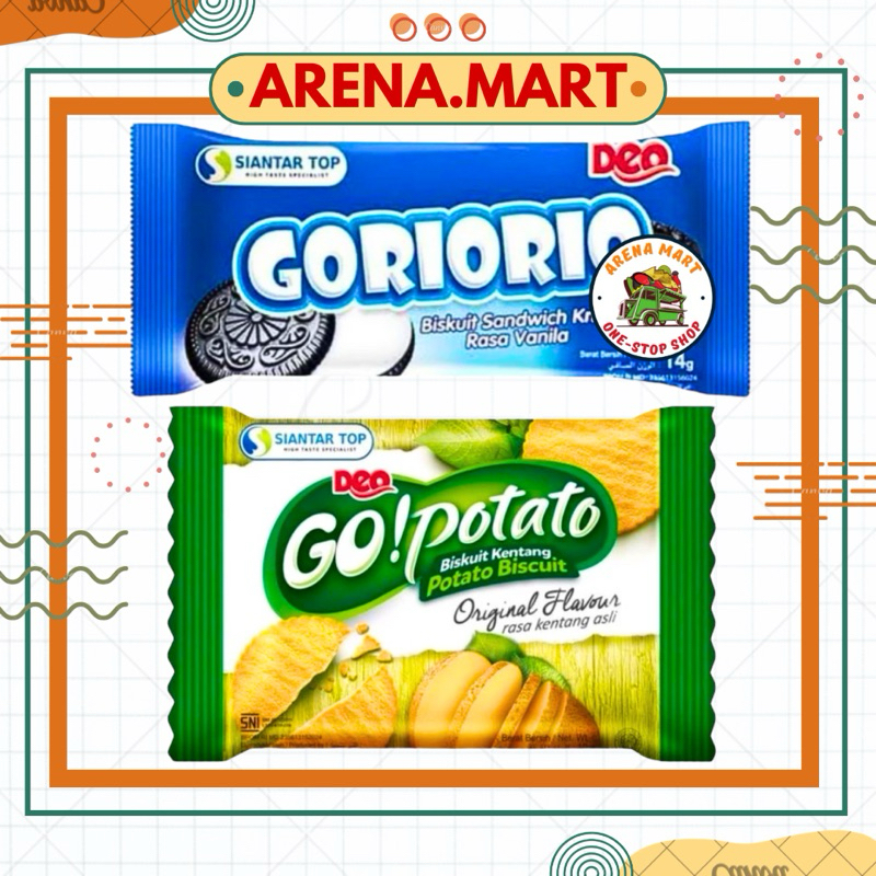 

Goriorio gopotato renceng / Gorio rio go potato renceng isi 20 Pcs