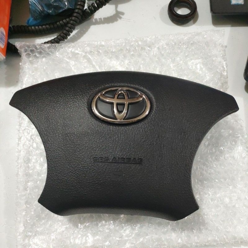 cover air bag stir Alphard Camry landcruiser Prado vwarna hitam original