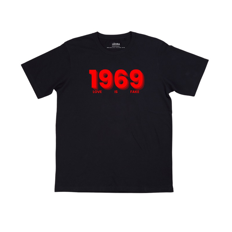 LEORA T-shirt 1969 black 20s