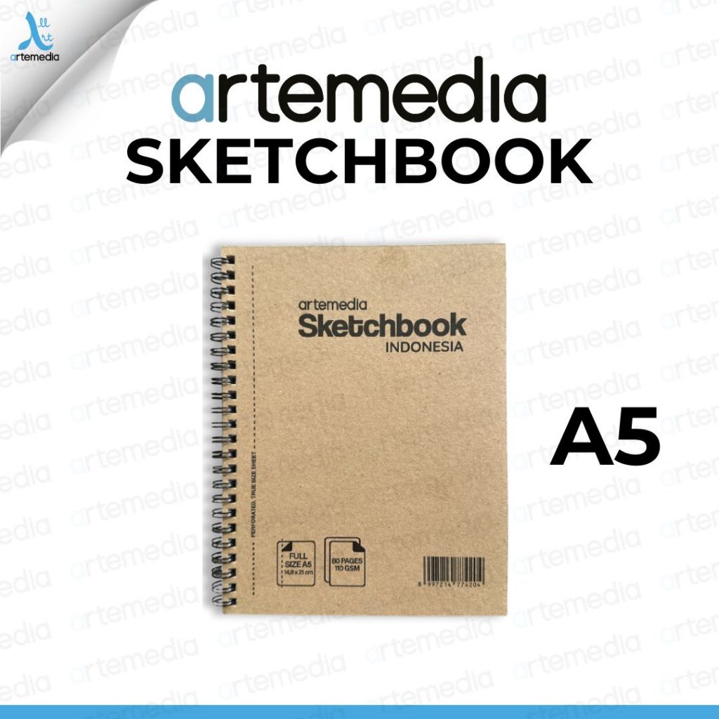 

Artemedia Sketchbook A5 80 Halaman 110 Gsm Buku Sketsa Gambar Pensil Charcoal Arang