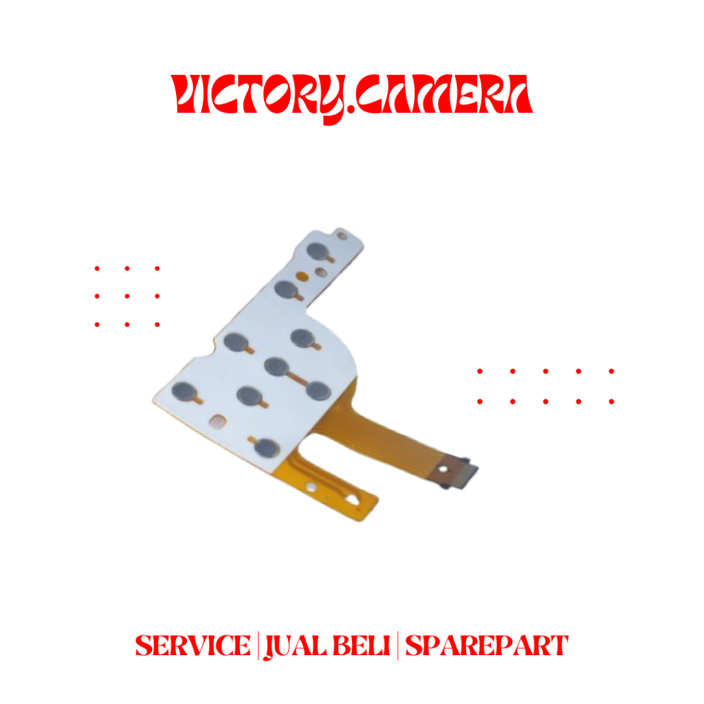 KEYPAD CANON 550D BARU UNTUK TOMBOL MATI ATAU LOMPAT-LOMPAT