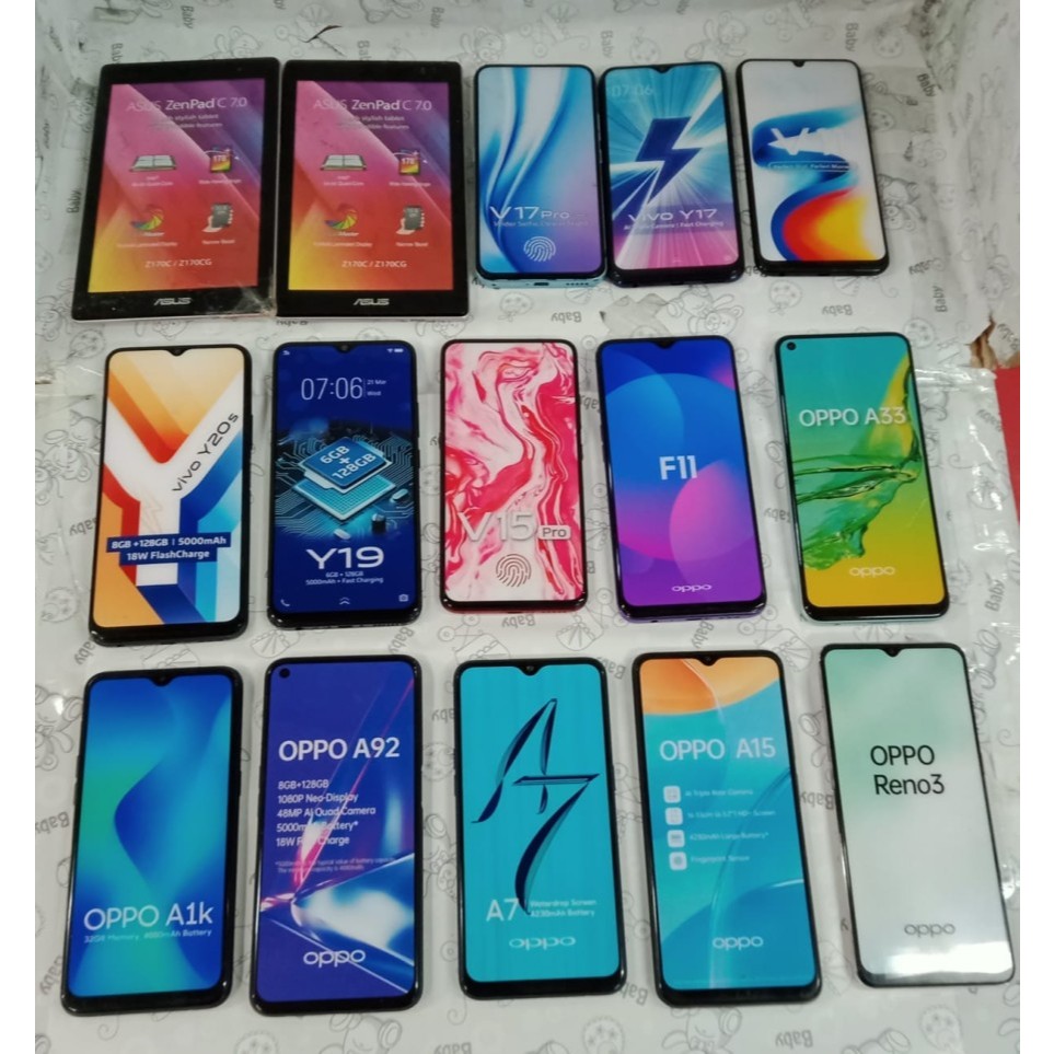 CONTOH HP Mainan OPPO VIVO Model Layar Sentuh Besar