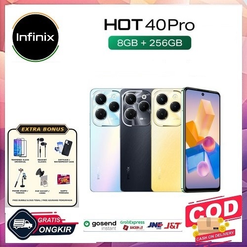 Infinix Hot 40 Pro 8/256GB - Up to 16GB Extended RAM - Helio G99