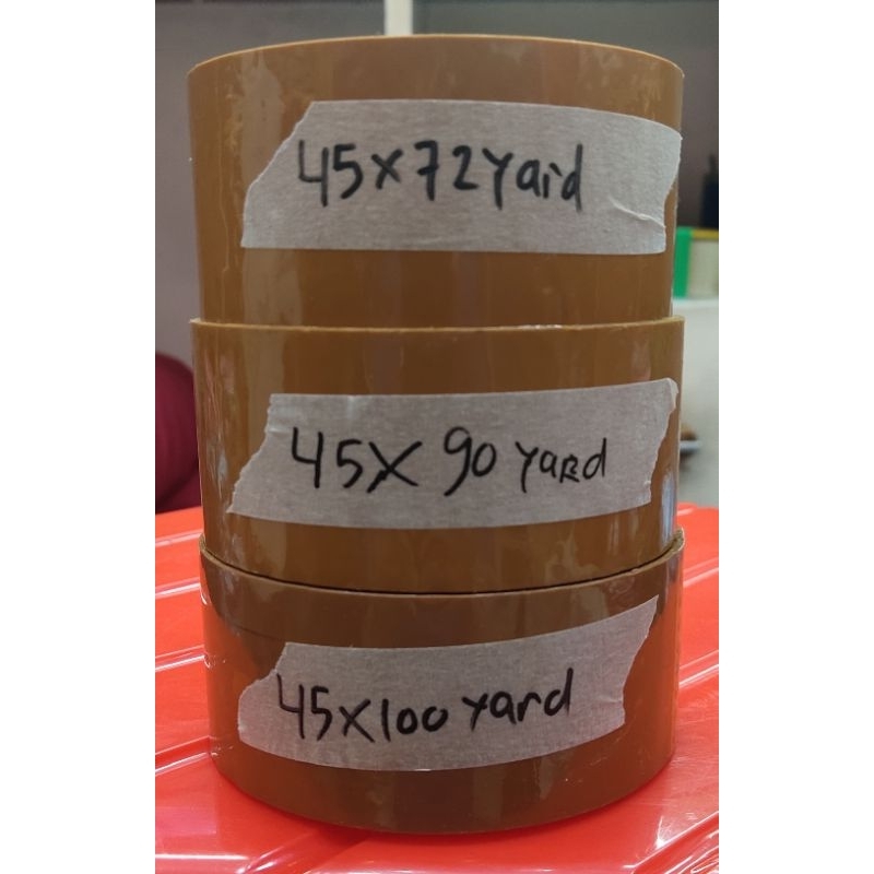 

Lakban Coklat Ukuran 45 MM x 72/90/100 Yard