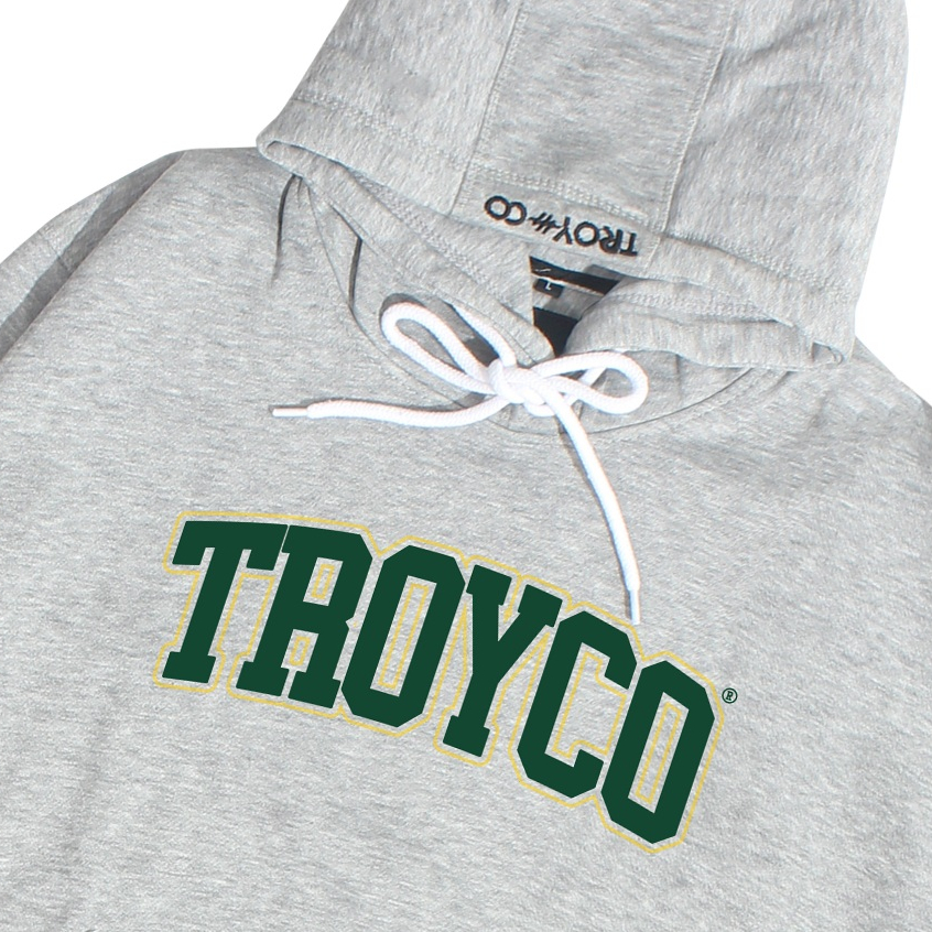 Troy Company Sweater Hoodie Misty Old Skool - Hoodie Pria Abu Misty KH 2830