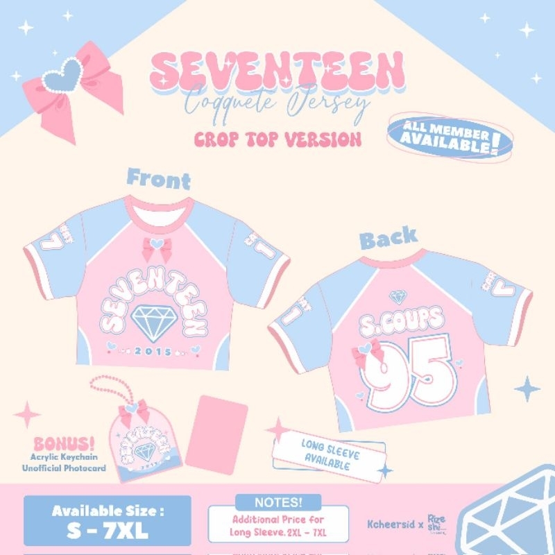 JERSEY SEVENTEEN/ CARAT TOUR TSHIRT/ NANA TOUR