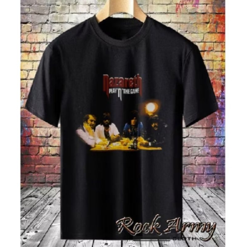 KAOS BAND METAL | T-SHIRT BAND ROCK | PUNK | GRUNGE PRIA WANITA | NAZARETH