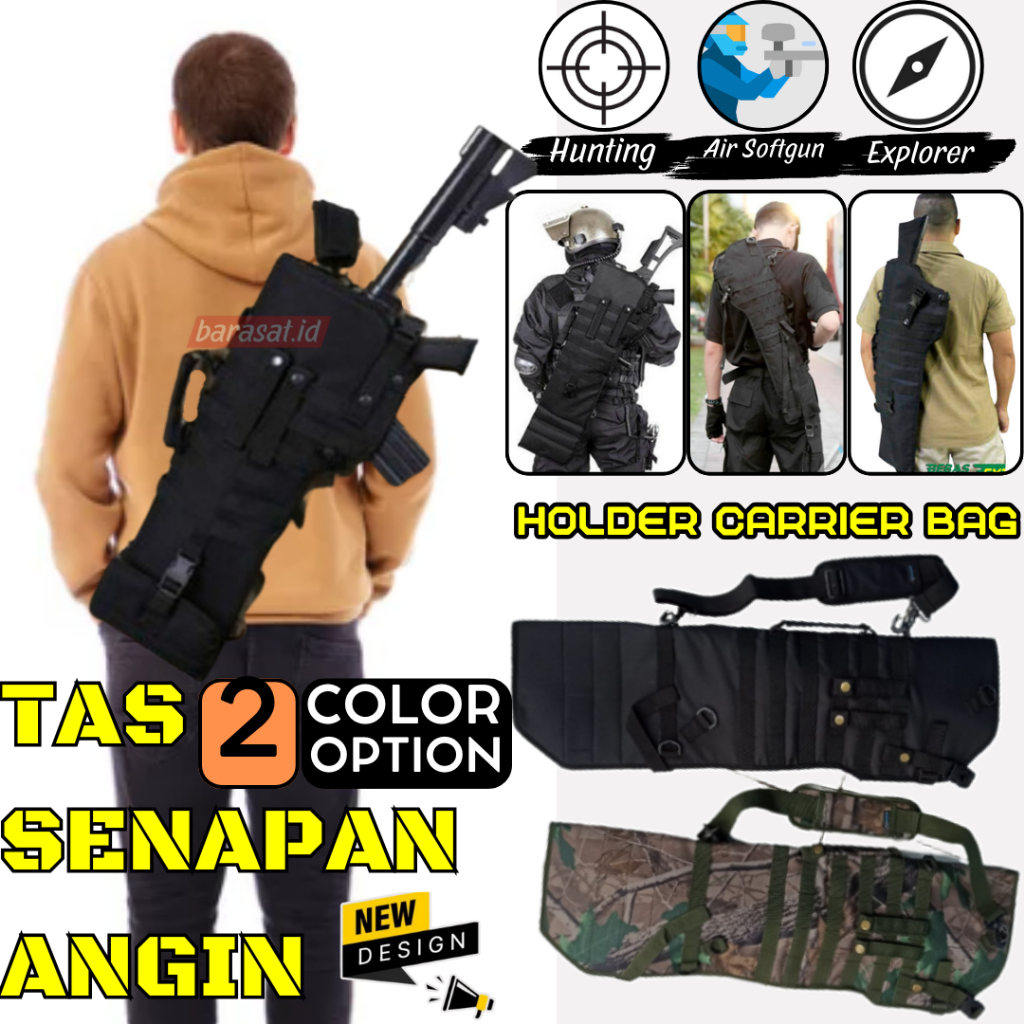 Tas PCP Hatsan Flash Holder Hunters Sarung Kantong Sanapan Angin Airsotgan Untuk Semua Jenis dan Mer
