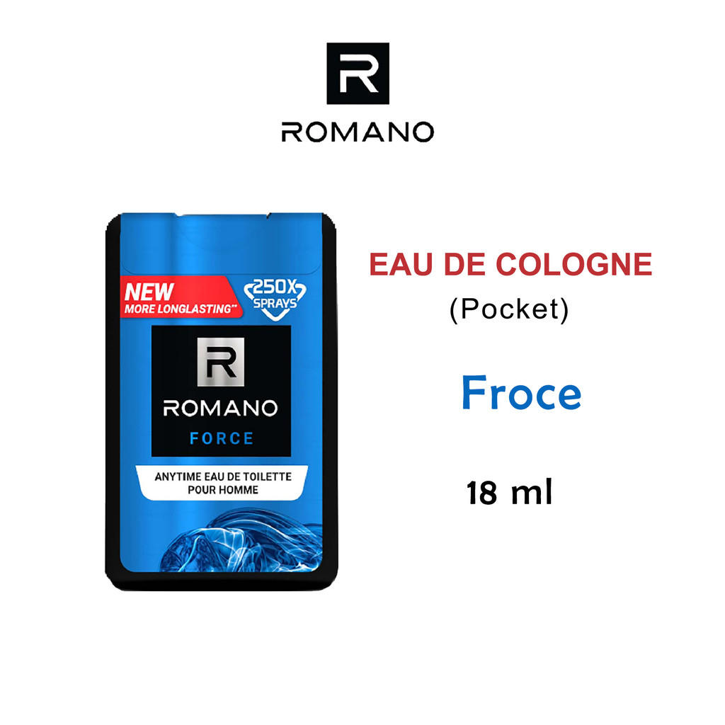 Romano Force Parfum Saku Pocket Anytime EDC 18 ml Minyak Wangi Pria Parfum