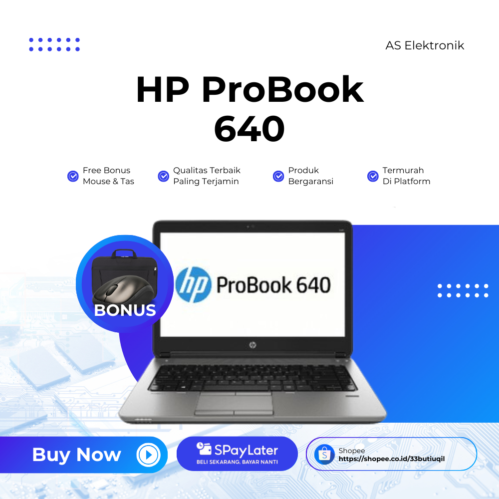 Termurah & Terlaris Laptop HP 640 G5 i7 8TH/ RAM 8GB - SSD 512GB/ Win 10/ 14" Inch