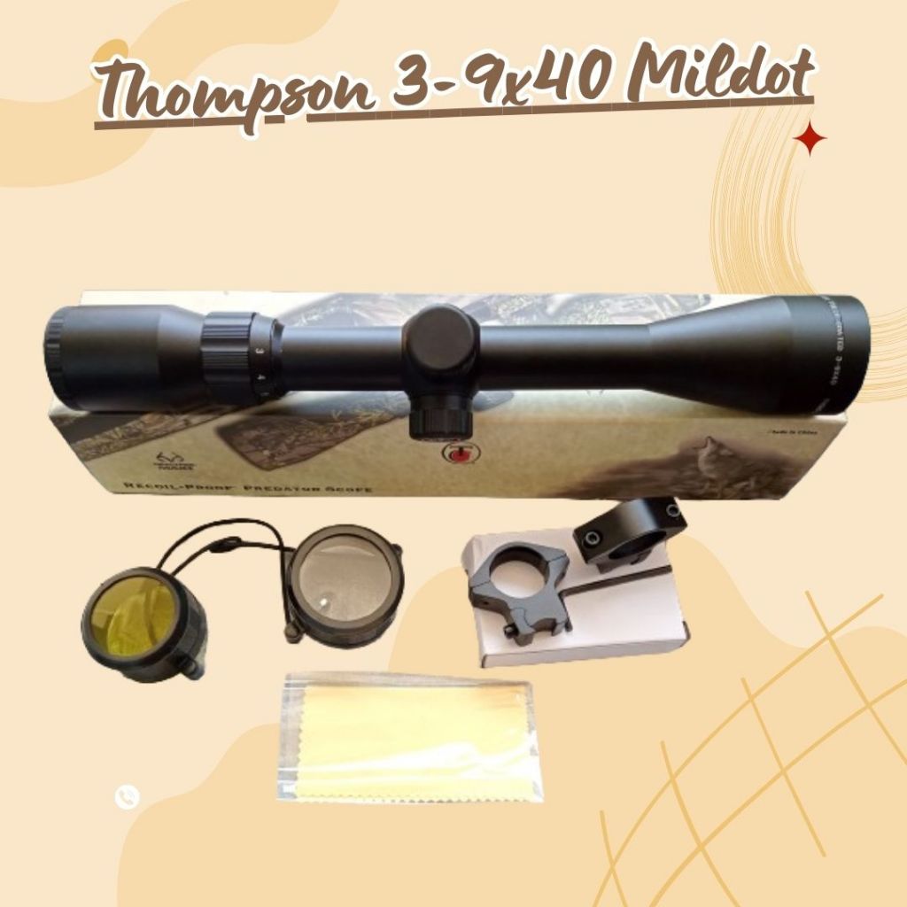 Teleskop Thompson 3-9x40 Mildot // TC Mildot