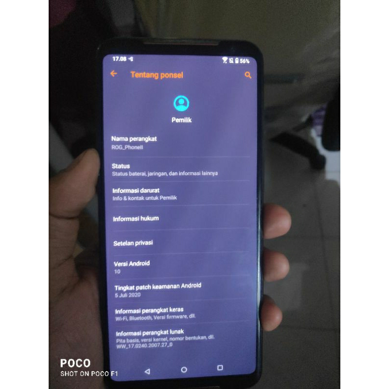 rog phone 2 8/128 minus