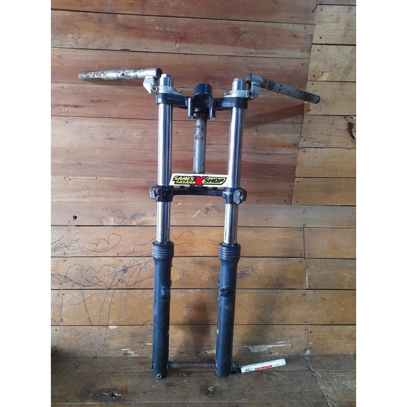 tele shock depan ninja rr 2014 original copotan