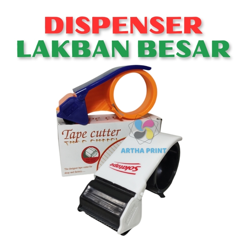 

TAPE CUTTER JUMBO / DISPENSER LAKBAN BESAR / CUTTER LAKBAN / TEMPAT LAKBAN / PEMOTONG LAKBAN