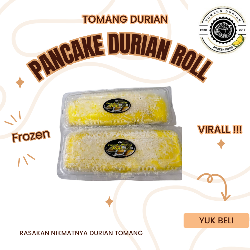 

Pancake Durian Roll VIRAL medan frozen