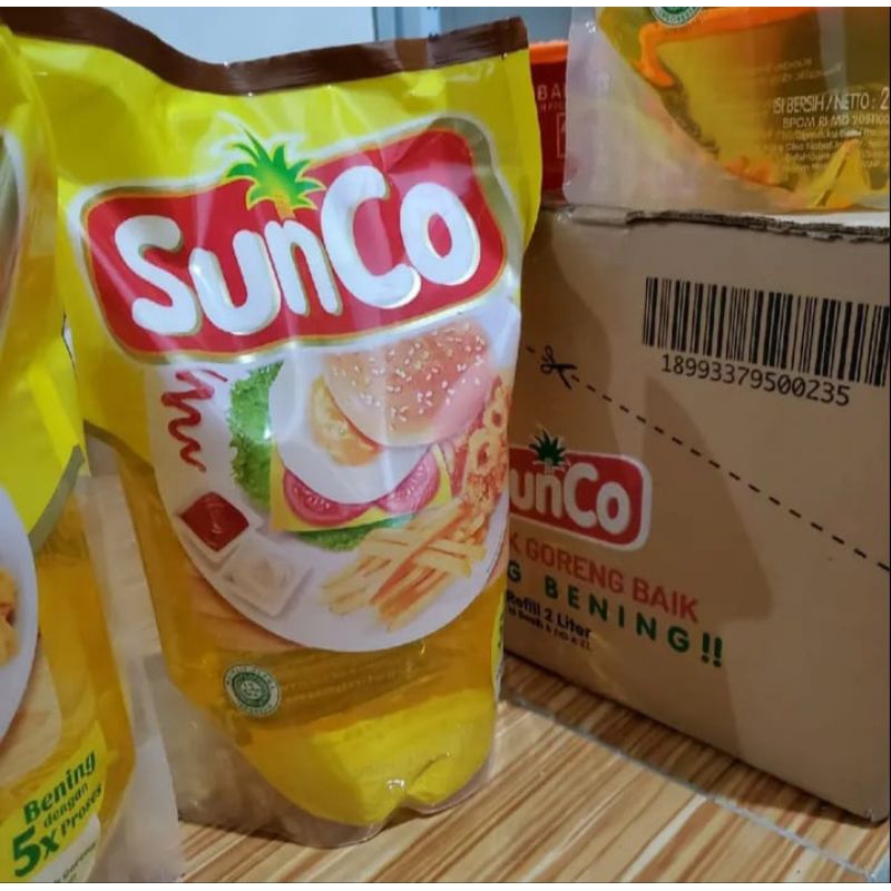 

SUNCO1 KARTON 2LITER ISI 6 POUCH PALING LARIS