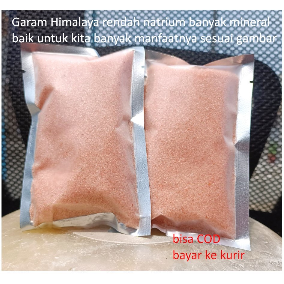 

Garam Himalaya rendah natrium banyak mineral baik untuk kita banyak manfaatnya sesuai gambar