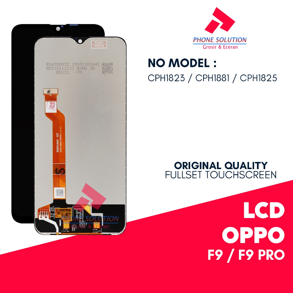 LCD Oppo F9 / LCD Oppo F9 Pro Fullset Touchscreen 100% ORIGINAL - Garansi 1 Bulan