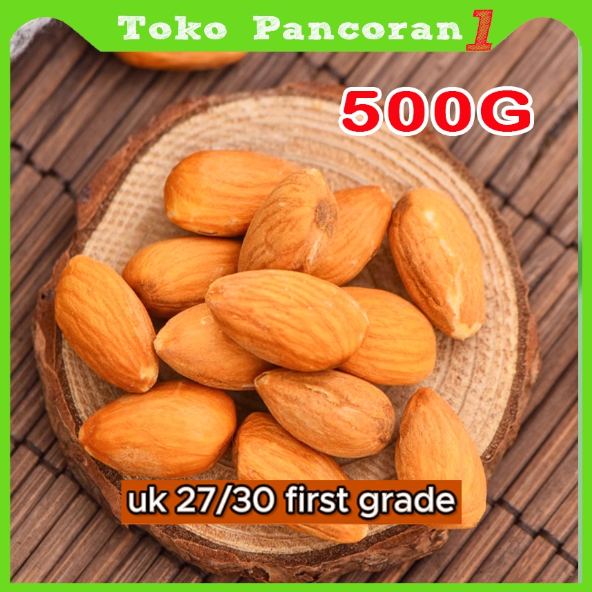 

KACANG ALMOND PANGGANG 500G KUPAS PREMIUM 500G (ROASTED)