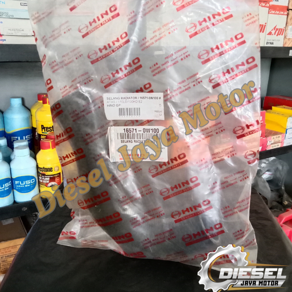 Selang Radiator Atas HINO/DUTRO 130HD Genuine / Ori (HOP)