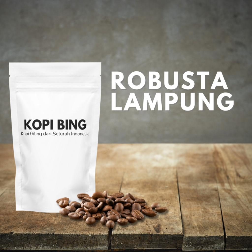 

Kopi Bing Kopi Robusta Lampung. Kopi Bubuk Premium 250gr