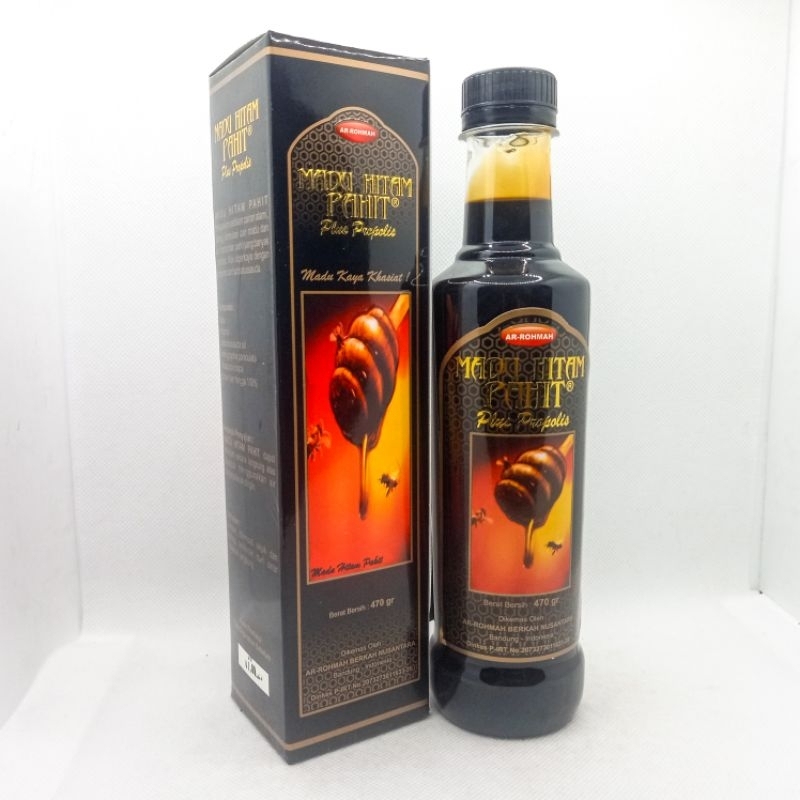 

Madu Hitam Pahit ArRohmah Ar Rohmah Ar-Rohmah Arohmah 470gram