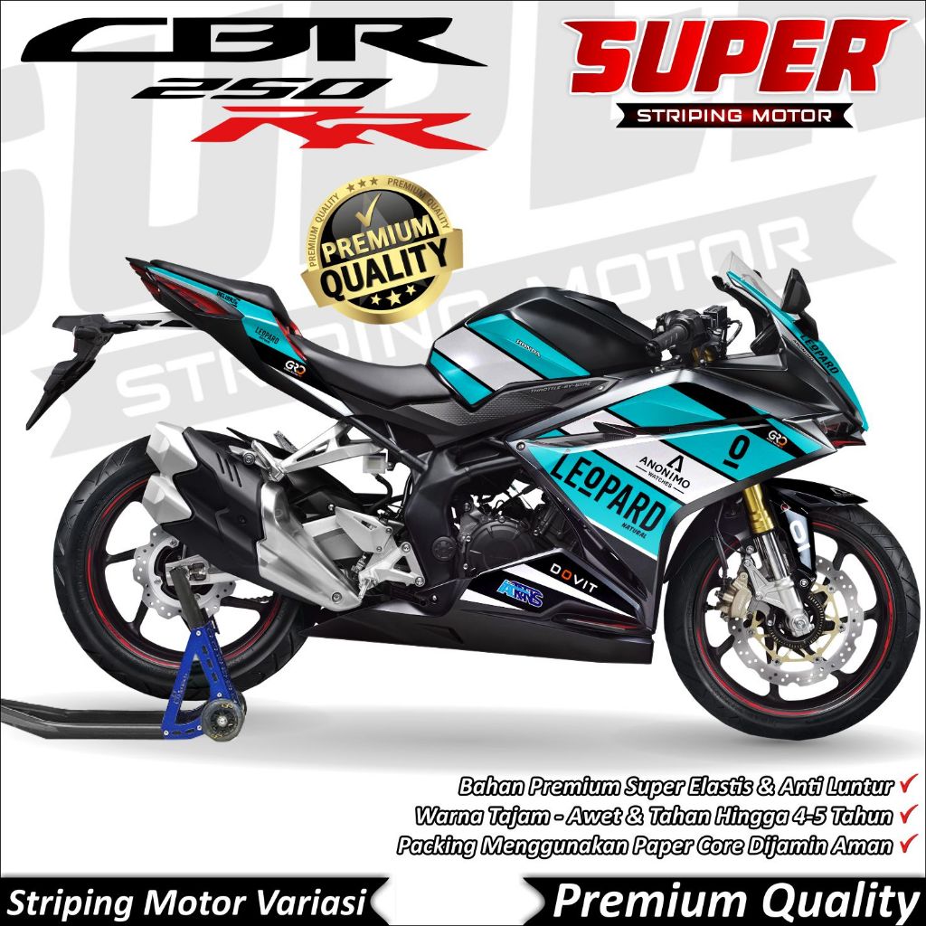 Stiker CBR 250 RR Anti Luntur keren Striping CBR 250 RR Striping Honda CBR 250 RR Leopard